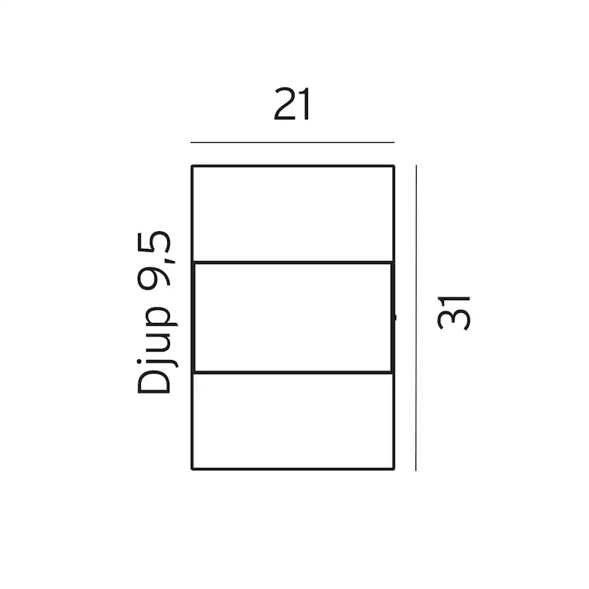 Väggarmatur Norlys Geneve 1874