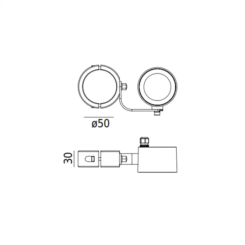 Stolparmatur Norlys Moss 6732