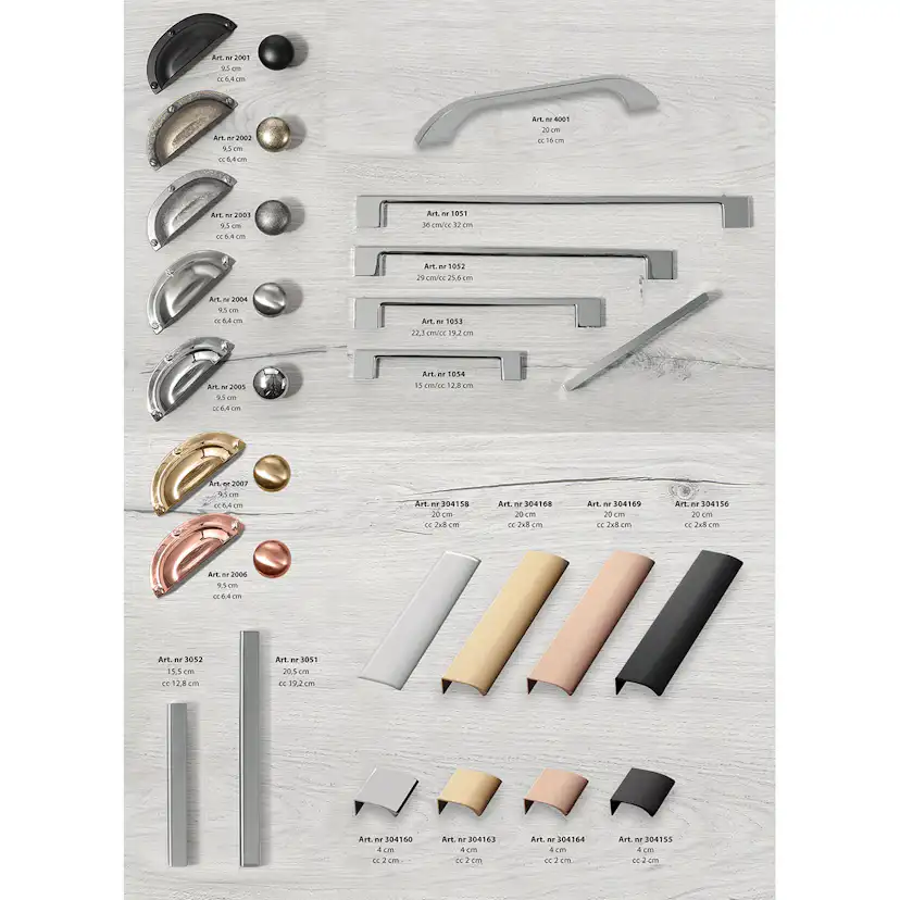 Handtag 4AQUA Matt/Borstad