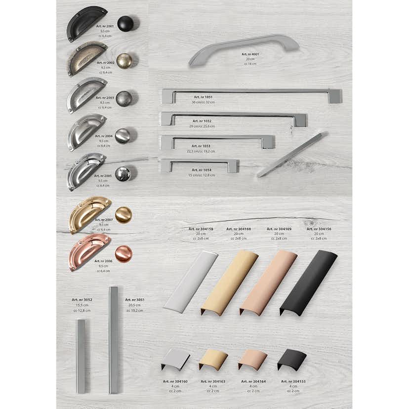 Handtag 4AQUA Krom Böjd