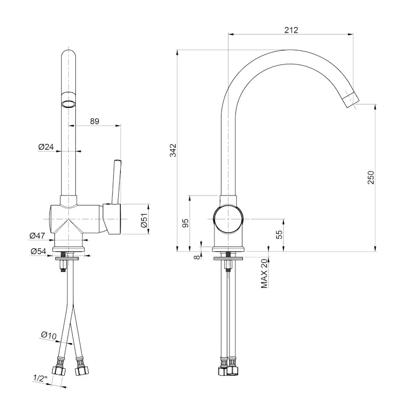 Köksblandare iCrolla Stockholm