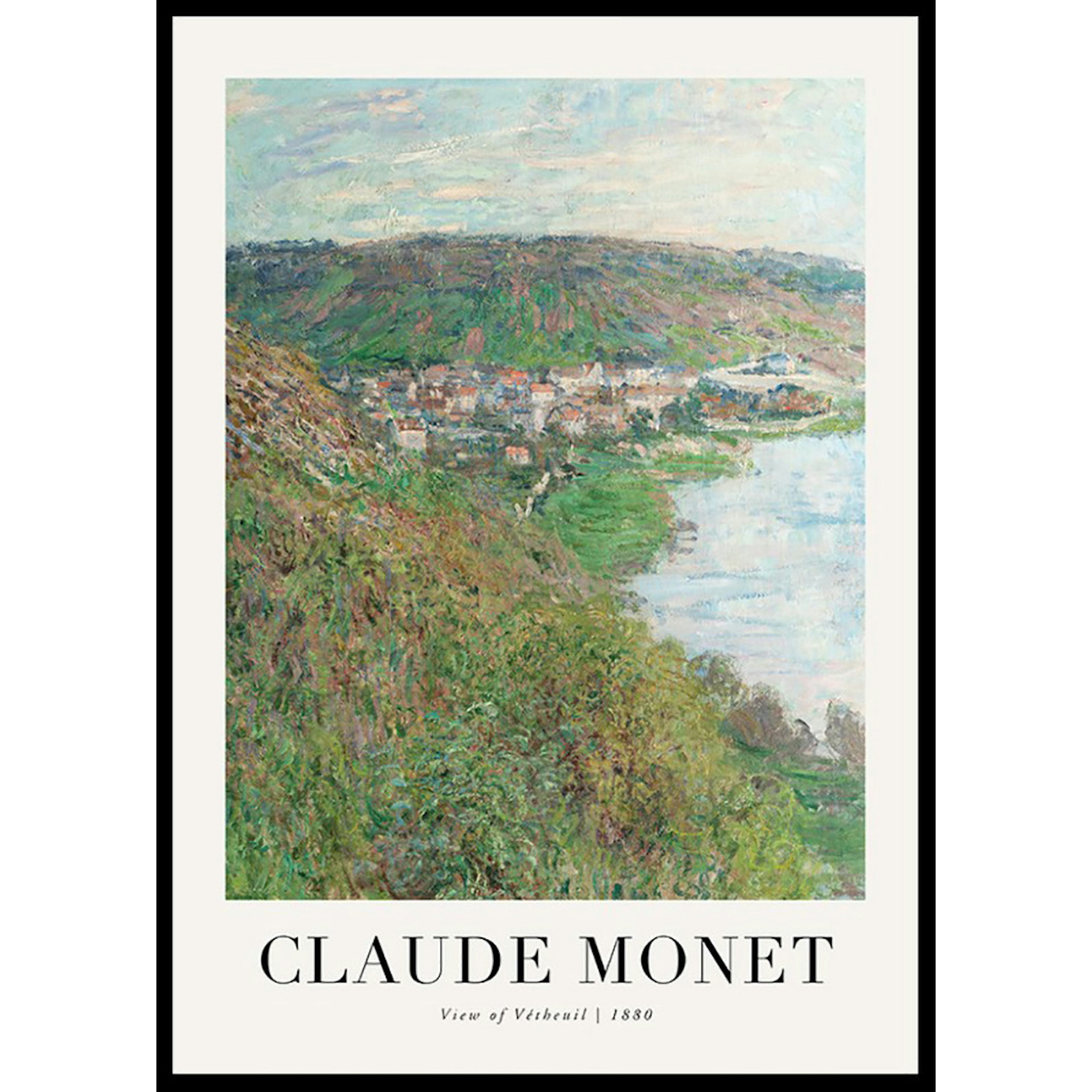Poster Gallerix View Of Vetheuil 1880 By Claude Monet 1