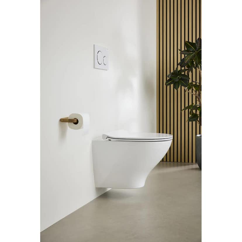 Vägghängd Toalettstol Ifö Spira Modern Rimfree