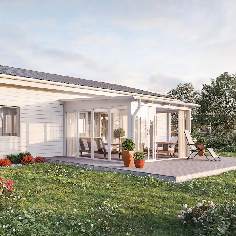 Skjutbart Dörrparti 4-Delad Halle Primolux