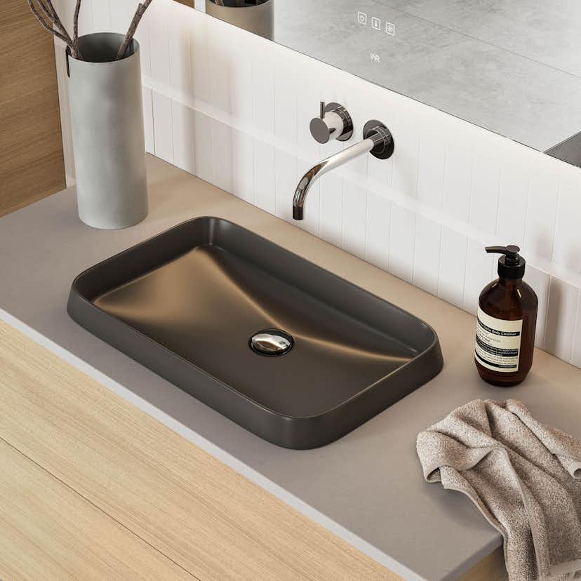 Bänkskiva INR Level Grand med Hål för Blandare