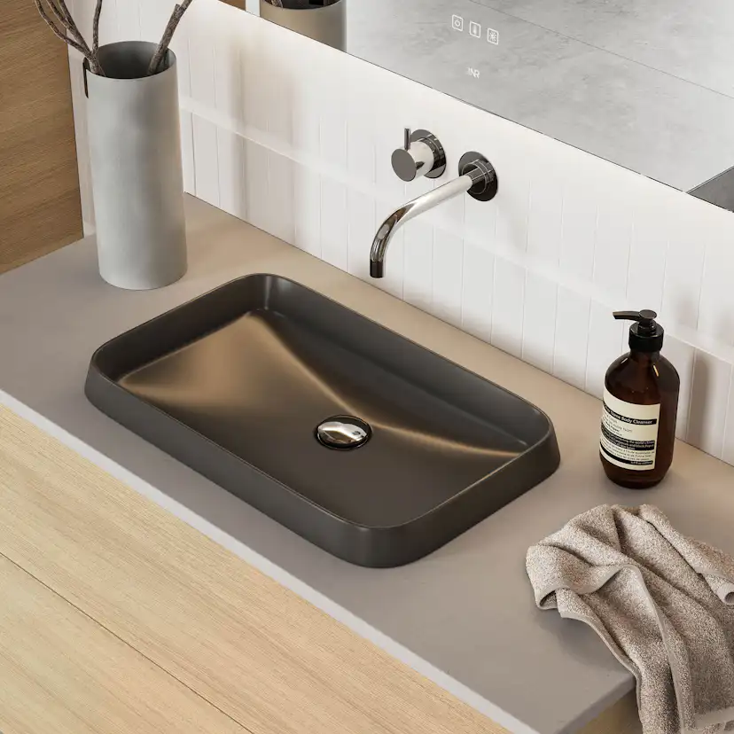 Bänkskiva INR Level Grand med Hål för Blandare