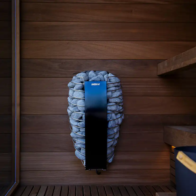 Bastuaggregat Harvia Spirit SP90XW 9,0 kW WiFi svart