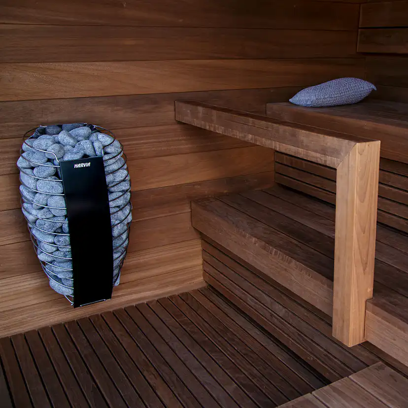 Bastuaggregat Harvia Spirit SP90XW 9,0 kW WiFi svart