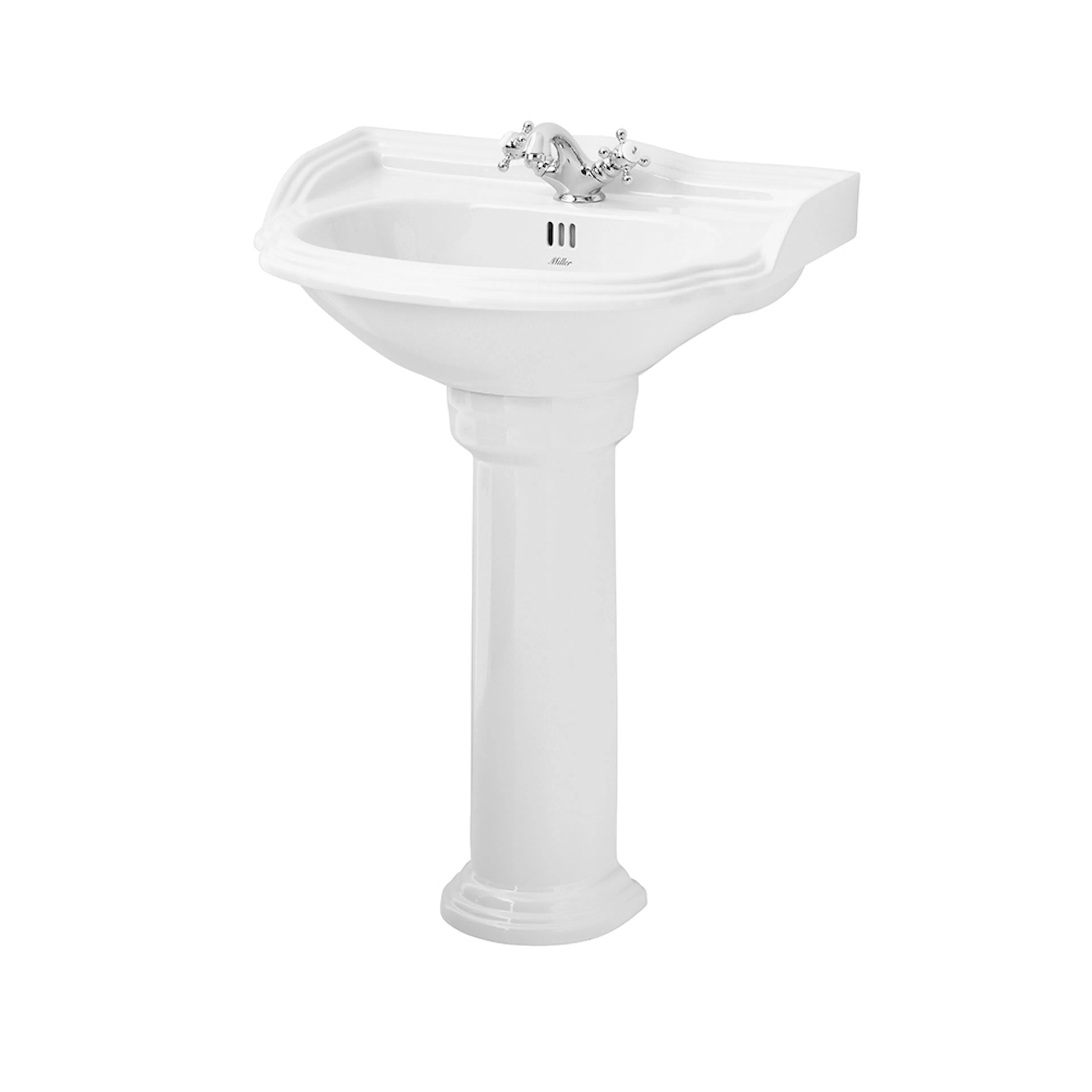 Tvättställ Miller Badrum Classic Arch inkl. Pelare