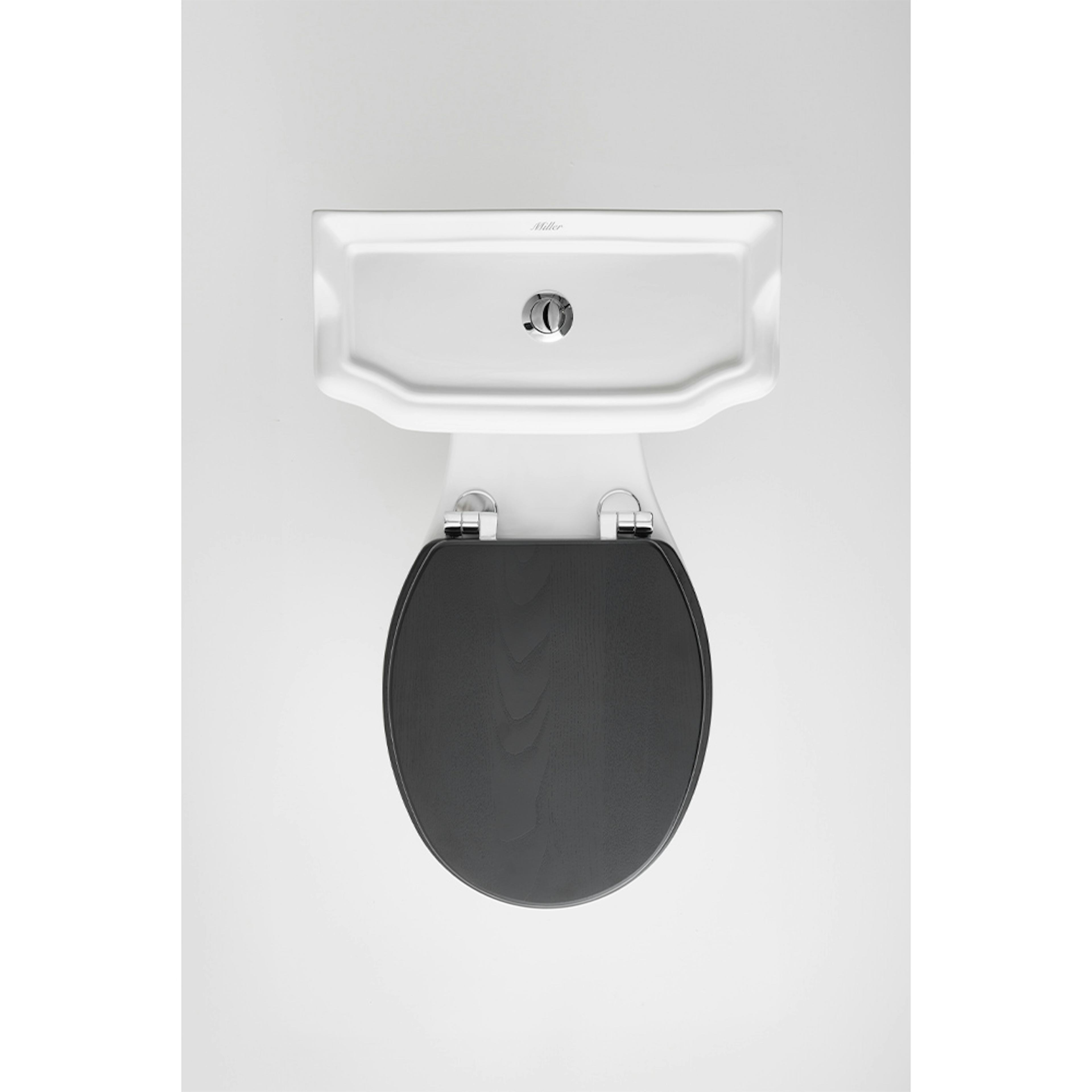 Toalettsits Miller Badrum Classic Svart