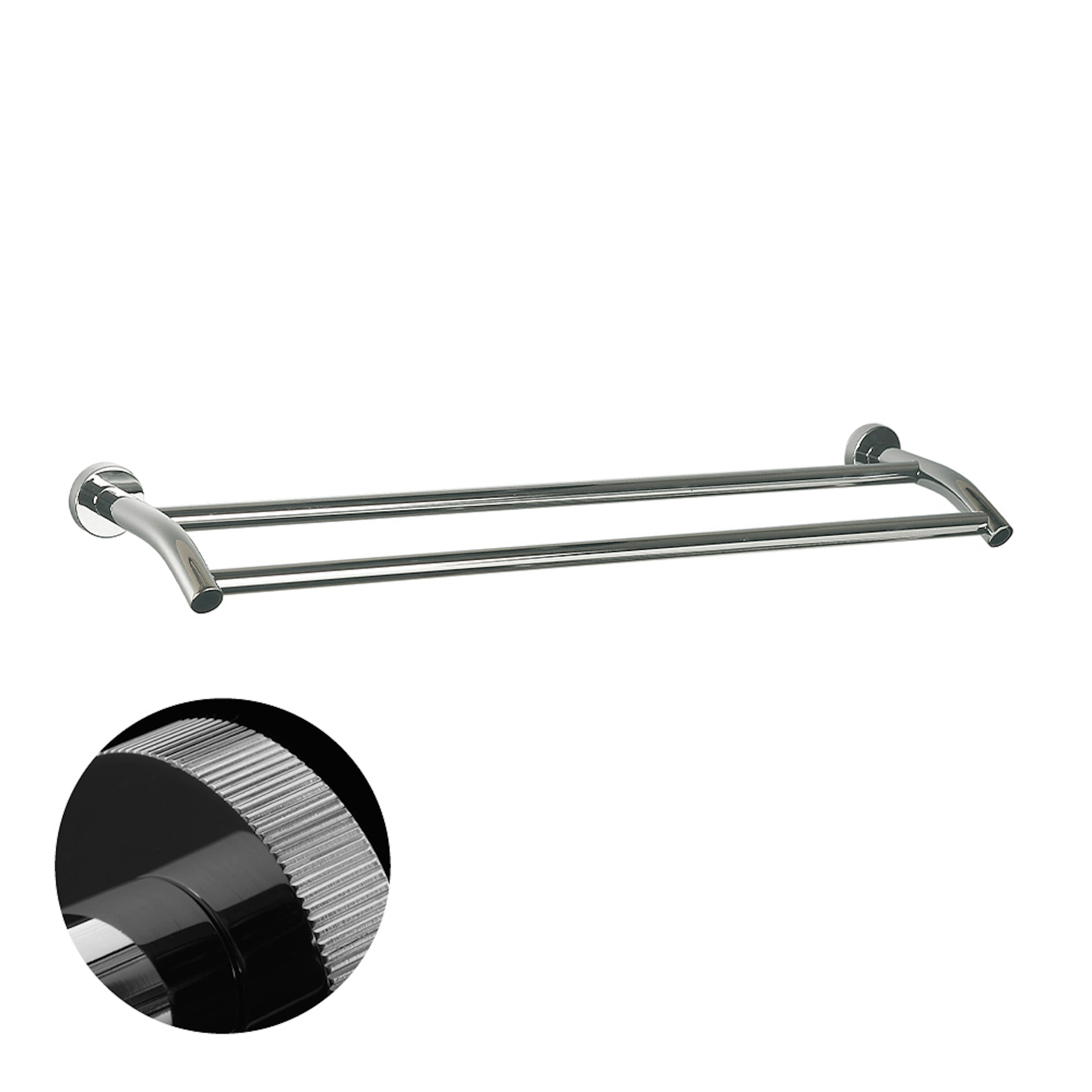 Handduksstång Miller Badrum Bond Groove Dubbel