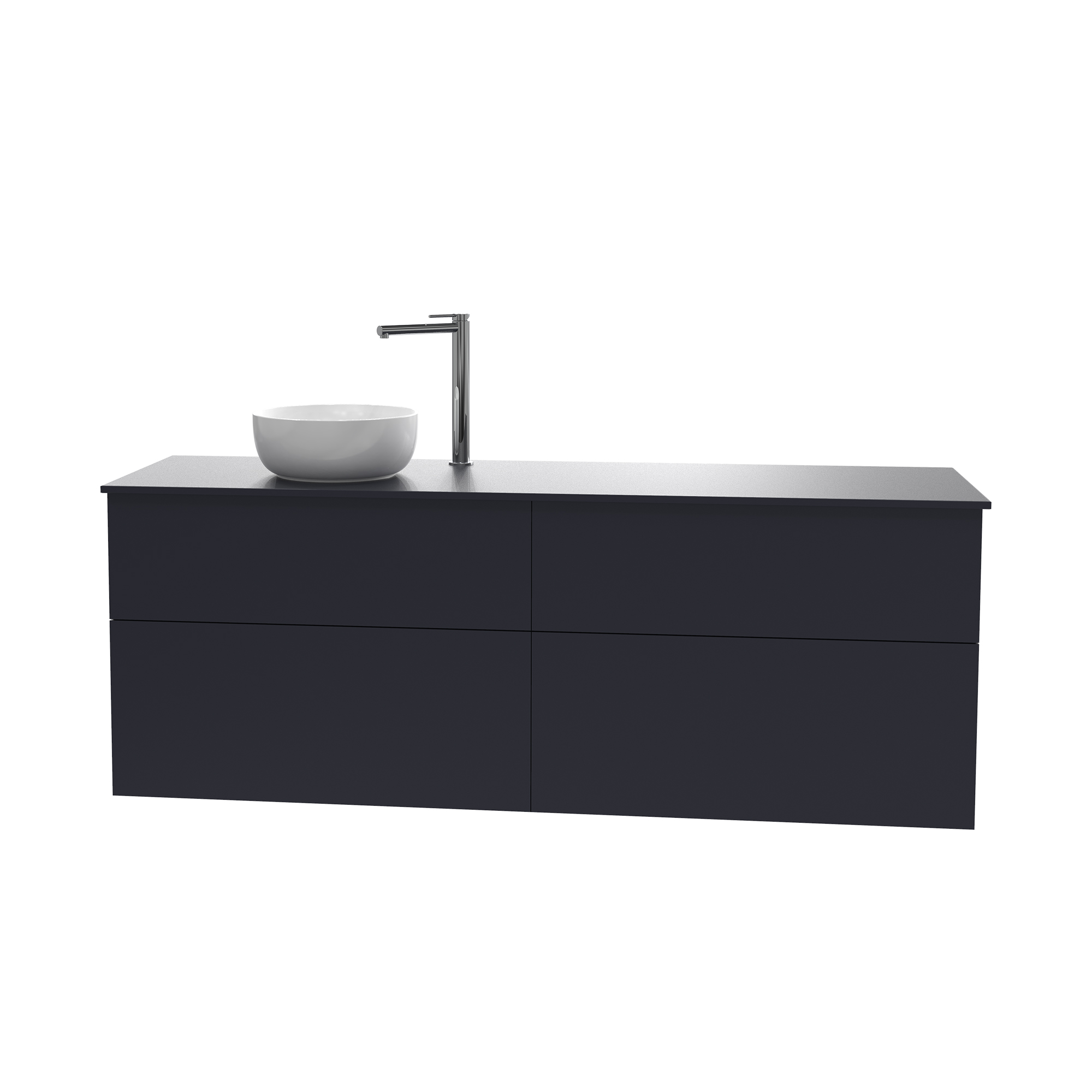 Tvättställsskåp Miller Badrum City 160 för Bänkskiva