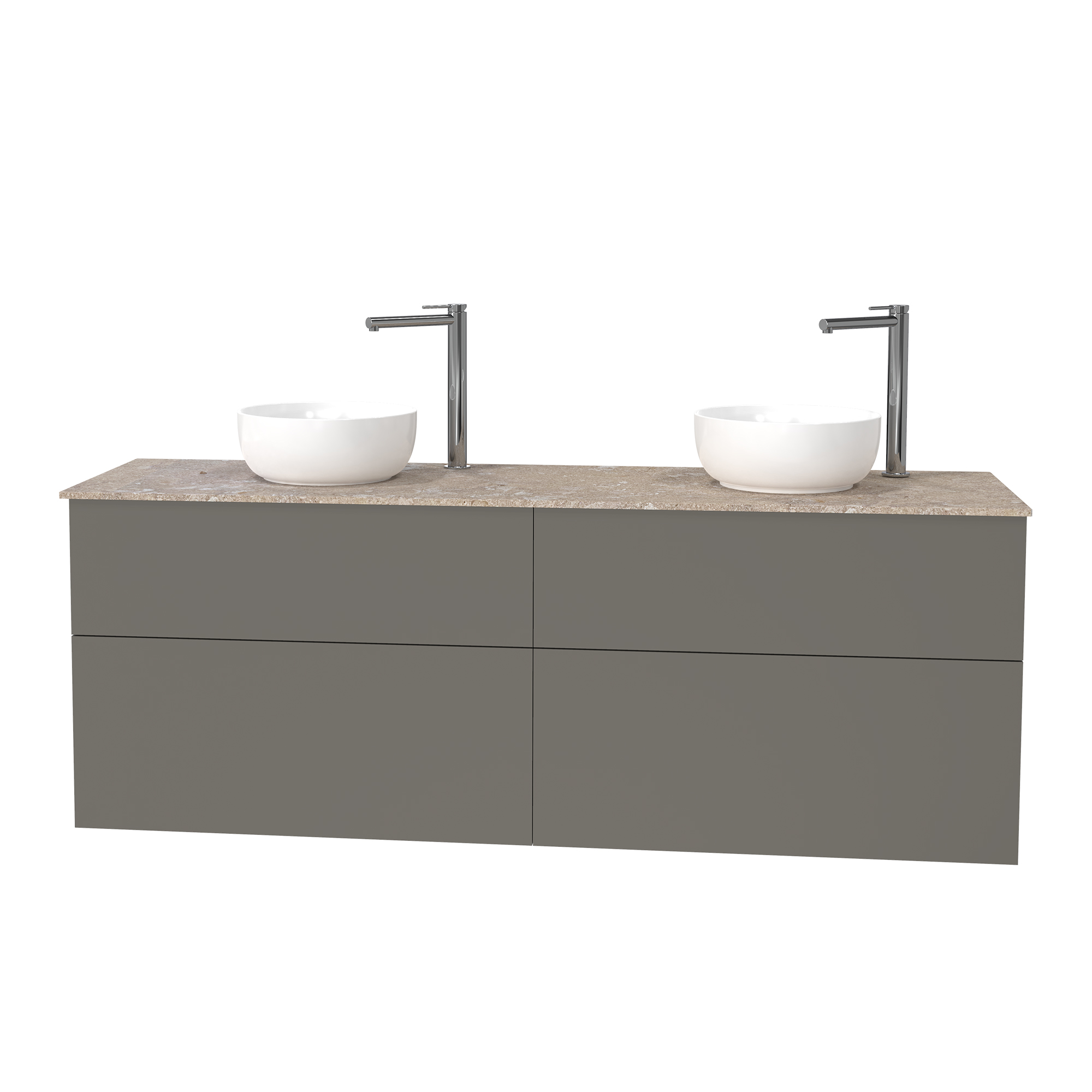 Tvättställsskåp Miller Badrum City 160 för Bänkskiva