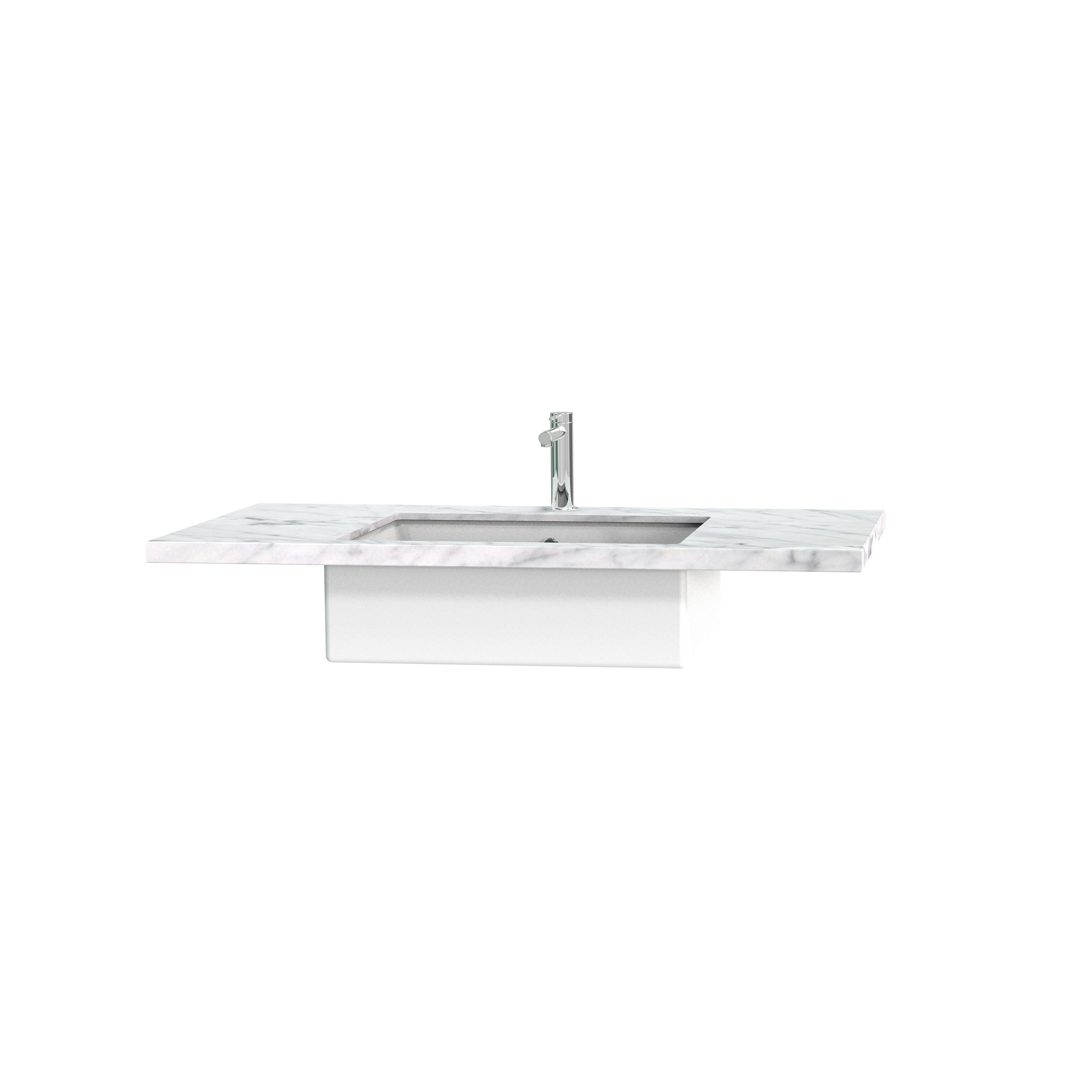 Bänkskiva Miller Badrum Sten 100 Inkl Underlimmat Porslinstvättfat