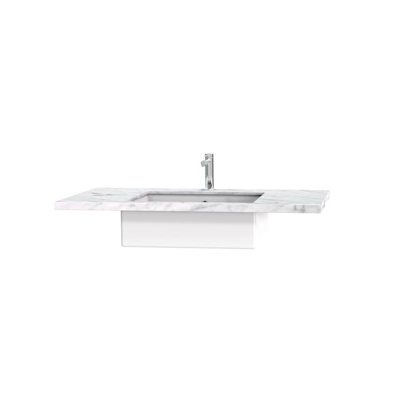 Bänkskiva Miller Badrum Sten 100 Inkl Underlimmat Porslinstvättfat