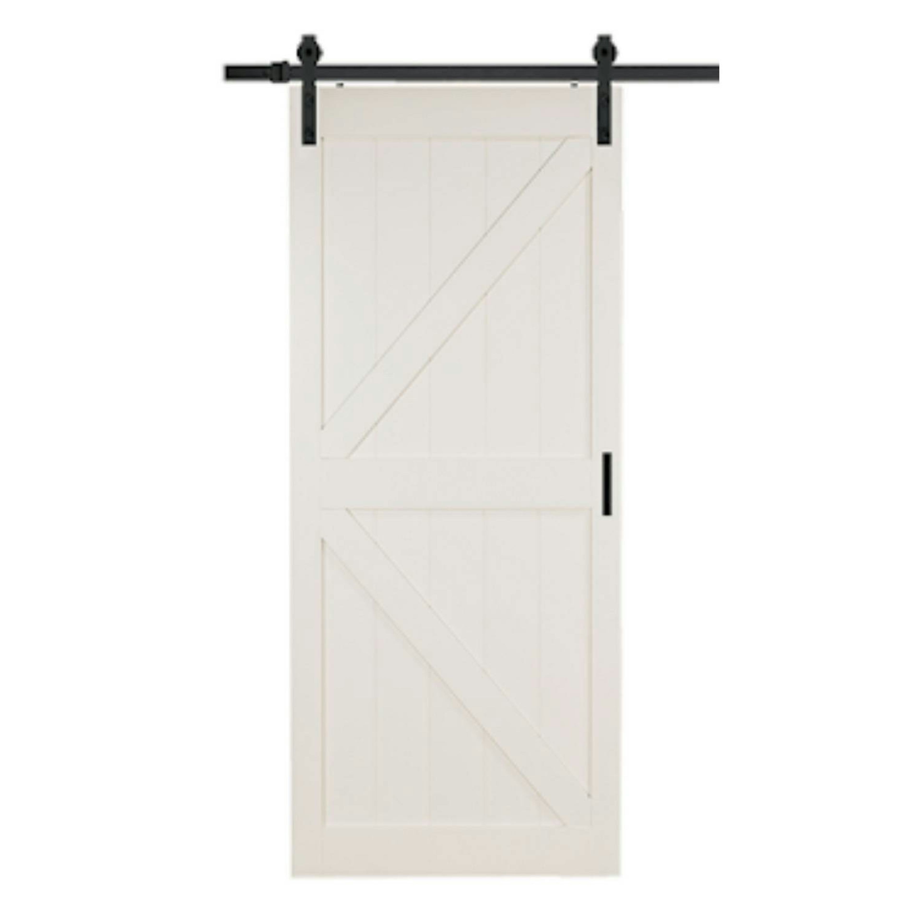 Ladugårdsdörr Mirror Line Loft Vit