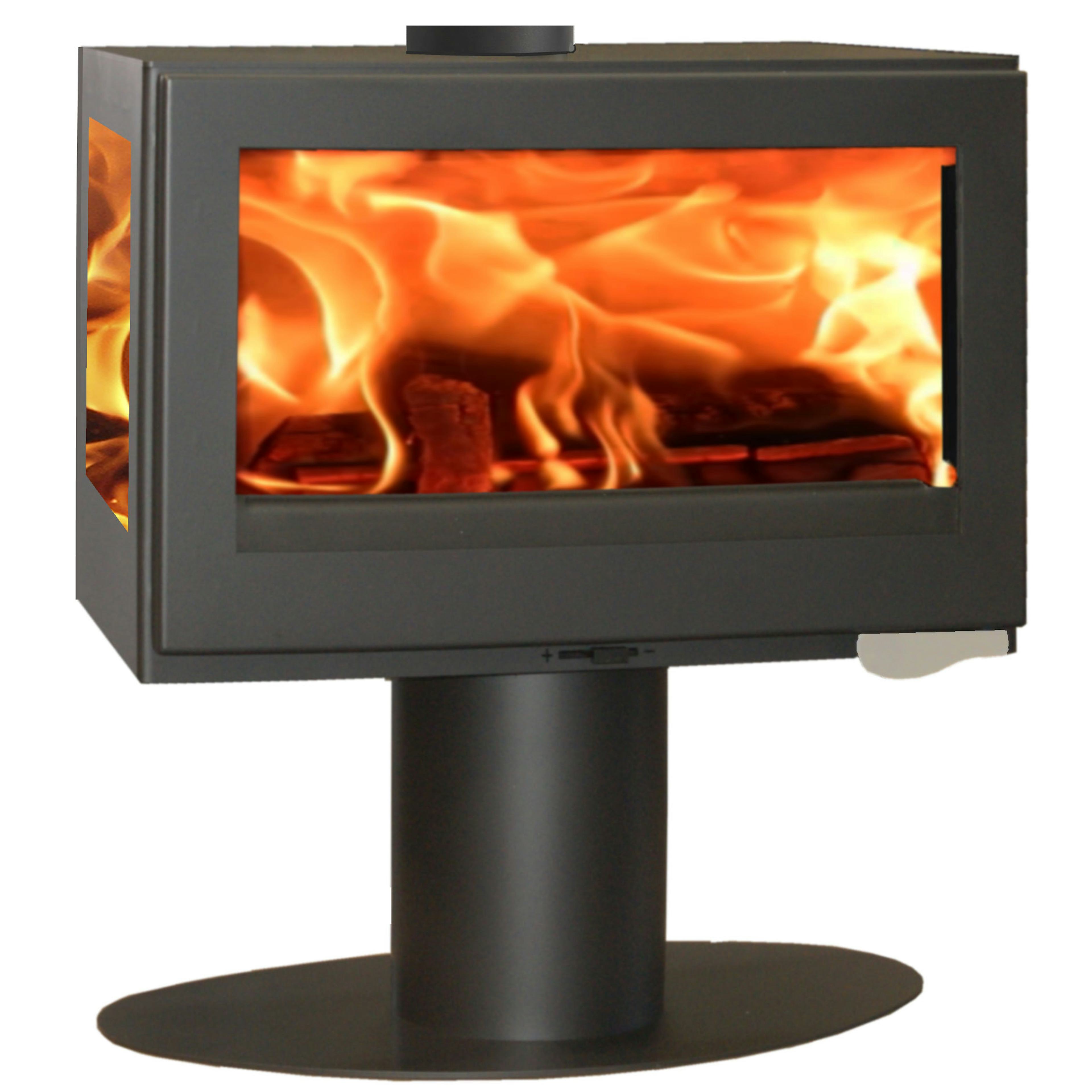 Braskamin Panadero Mistral 3V EcoDesign Fristående 7,2kW