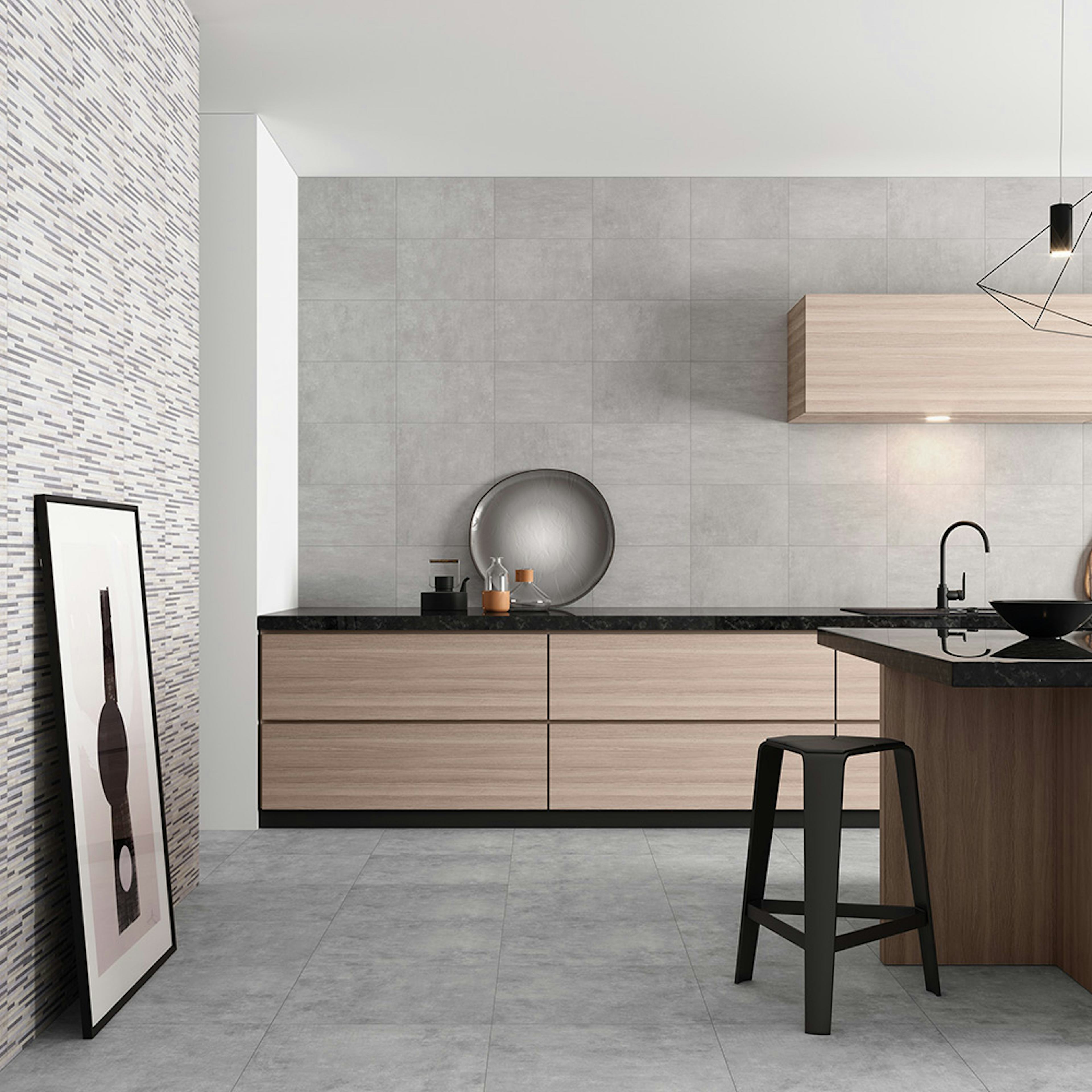 Kakel Lhådös Standard Grey 25x40 cm