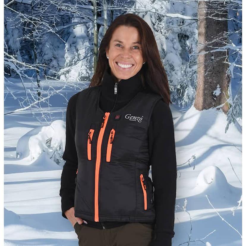 Värmeväst Genzo Arctic Original Dam med Batteri & Laddare
