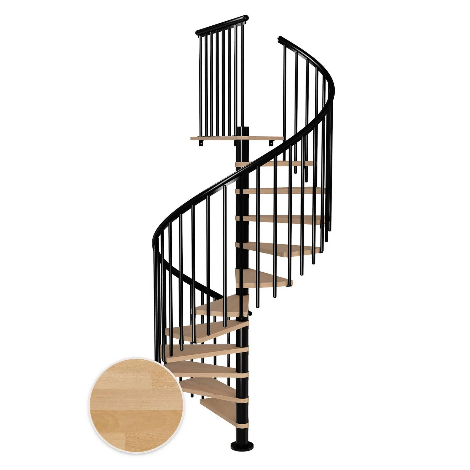 Spiraltrappa Dolle Montréal Bok Oljad Classic 4