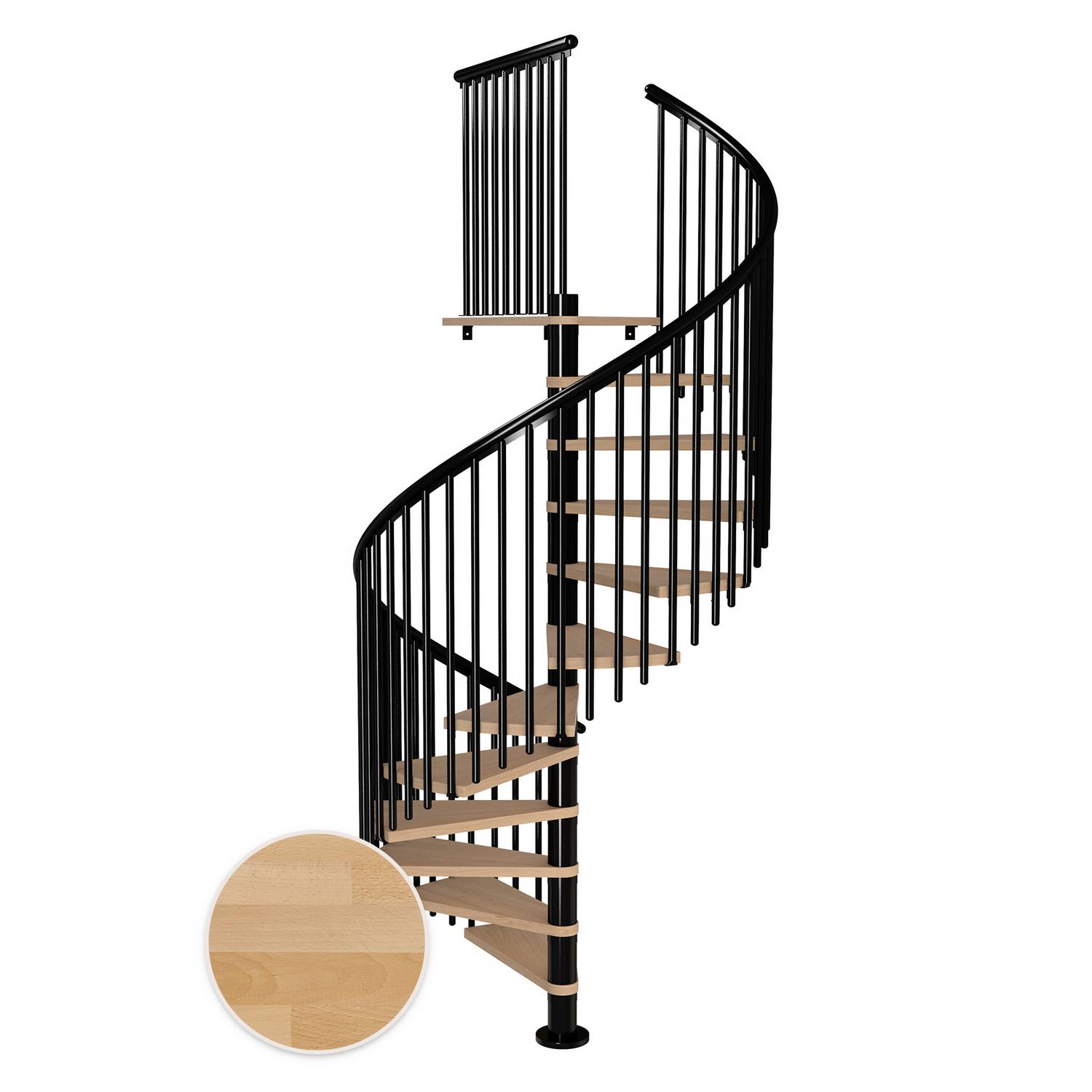 Spiraltrappa Dolle Montréal Bok Oljad Classic 5