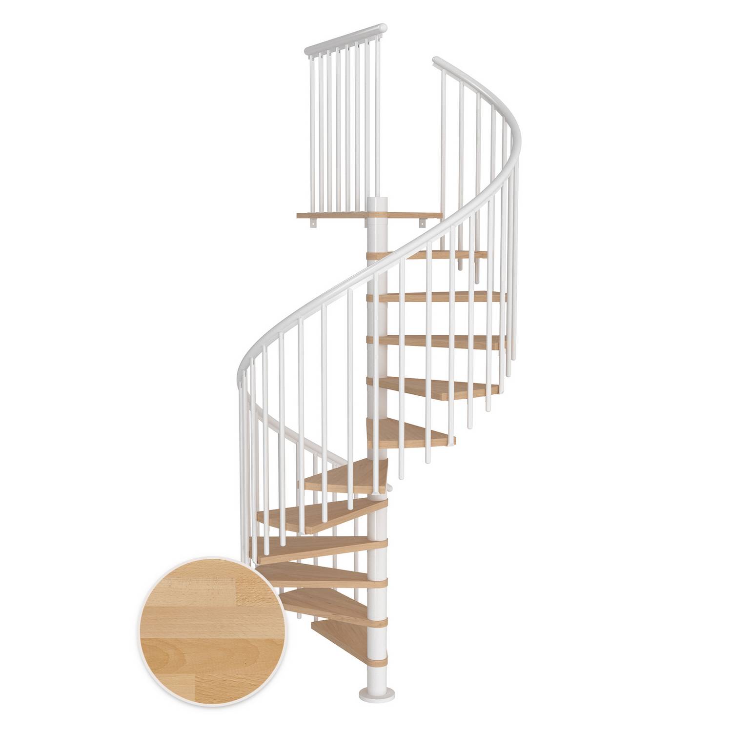 Spiraltrappa Dolle Montréal Bok Oljad Classic 4