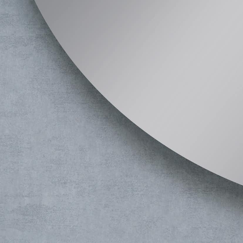 Spegel Vidi Moon Rund med LED-belysning