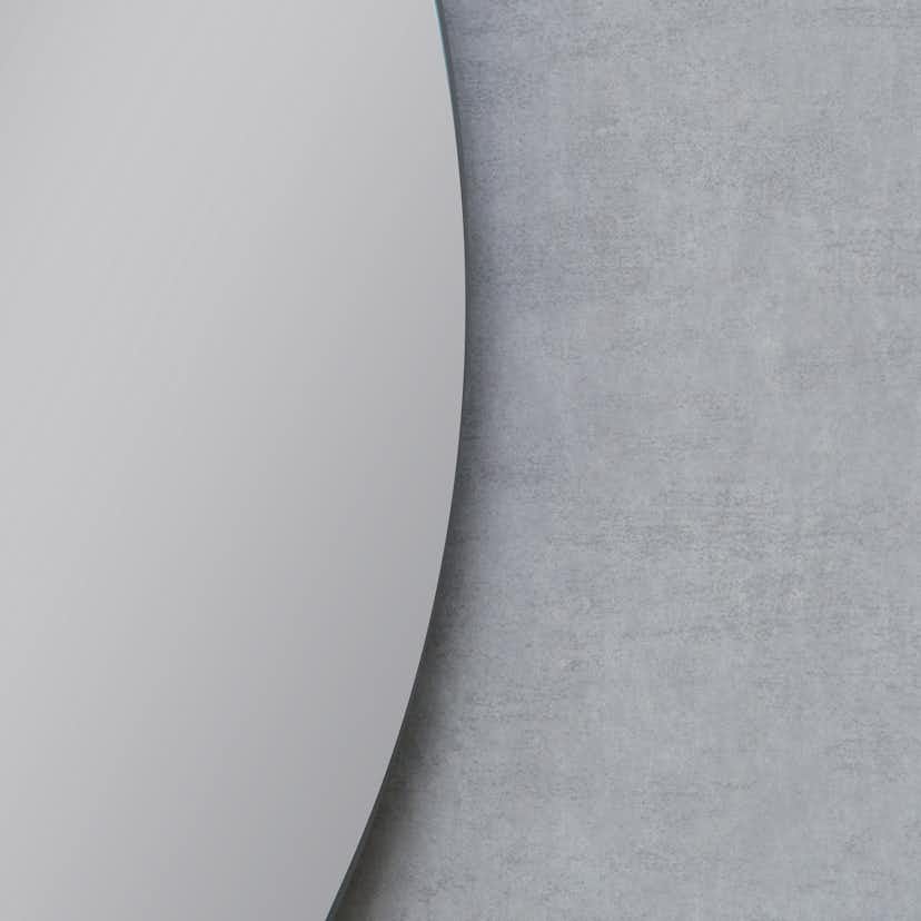 Spegel Vidi Moon Rund med LED-belysning