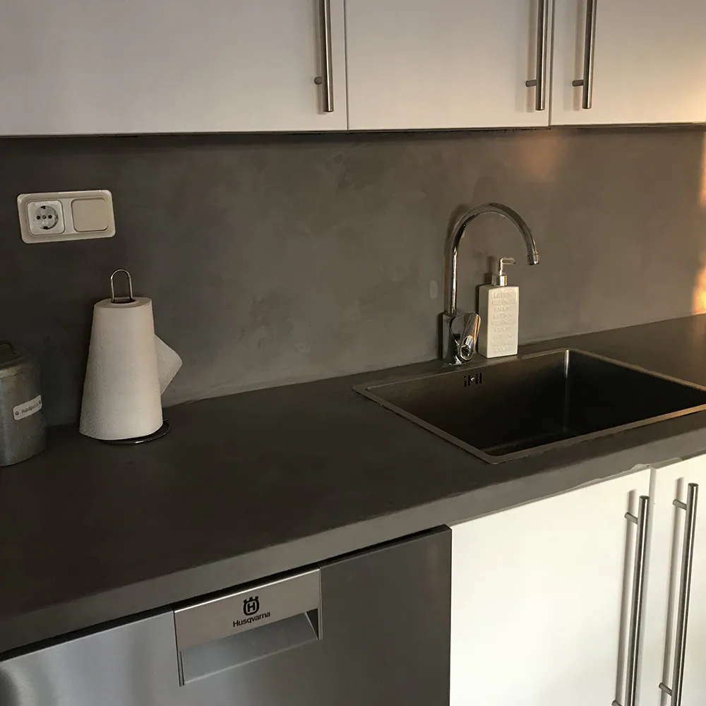 Microcement Design By Cement Färdigblandad Bänkskiva/Stänksk