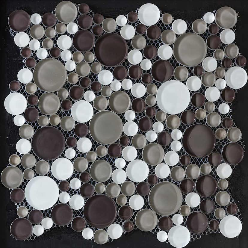 Mosaik Tenfors Splash Grey 30x30 cm