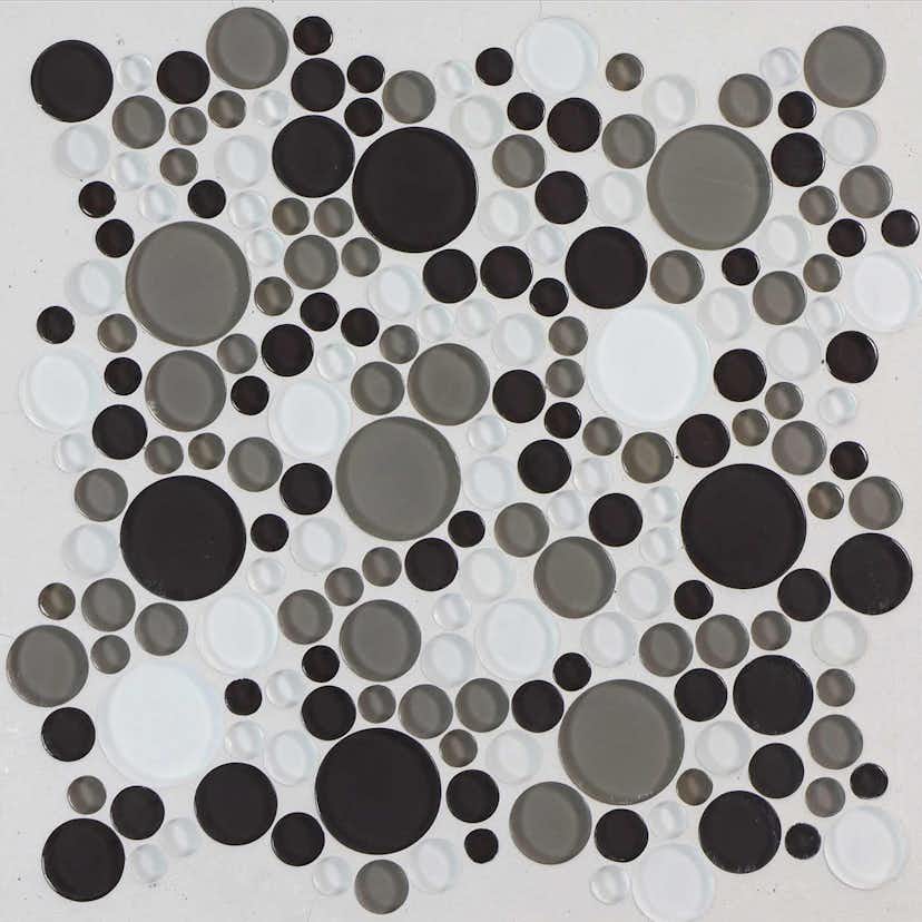 Mosaik Tenfors Splash Grey 30x30 cm