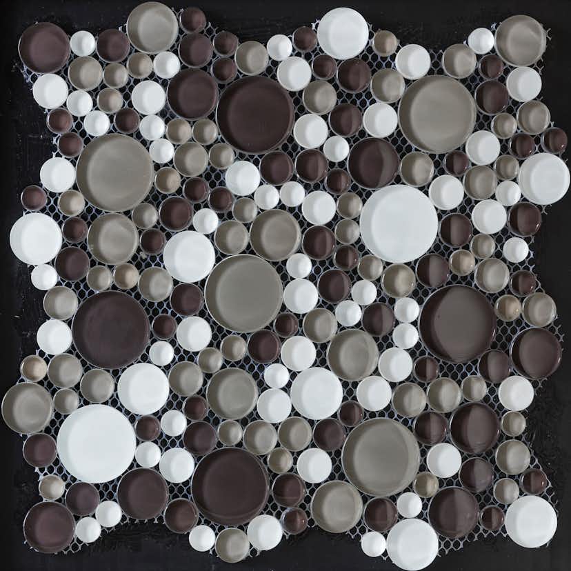 Mosaik Tenfors Splash Grey 30x30 cm