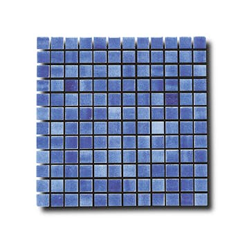 Mosaik Lhådös Glasmosaik Coboltblå 2,5x2,5 cm