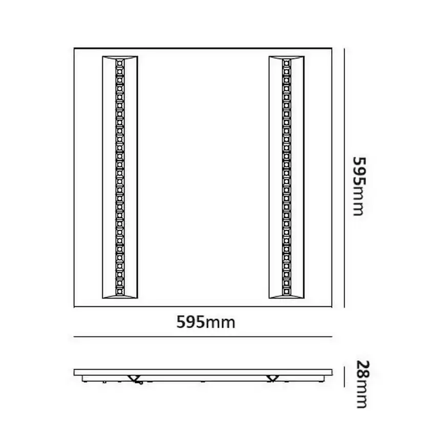 LED-Panel Westal WLP 35W 3570Lm 3K Dot Acah Slav
