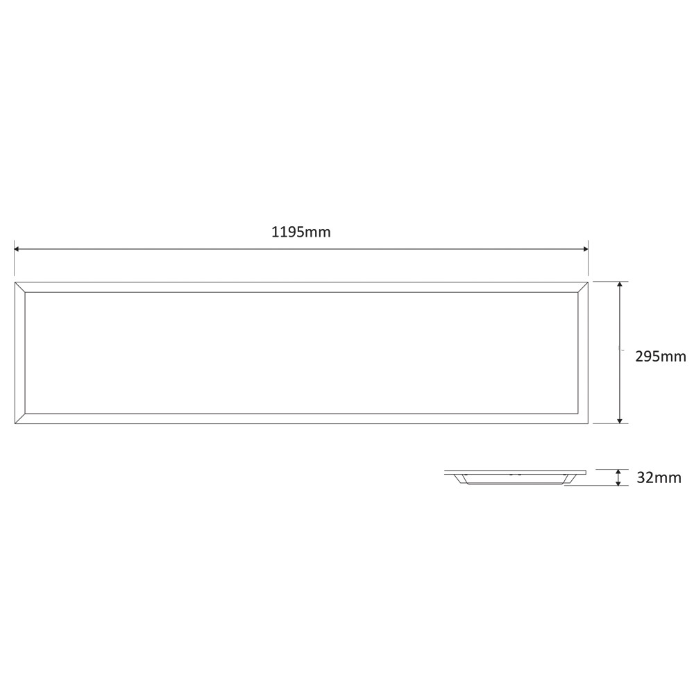 LED-Panel Westal WLP 20W 3221Lm Da 300X1200 Backlit