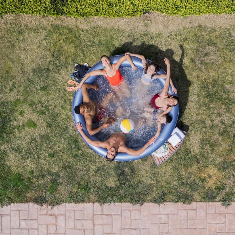 Uppblåsbart Spabad Mspa Bergen C-BE082 Comfort för 8 Personer