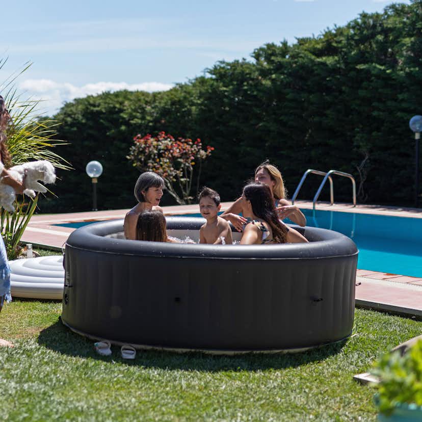 Uppblåsbart Spabad Mspa Rimba U-RB082 Urban för 8 Personer