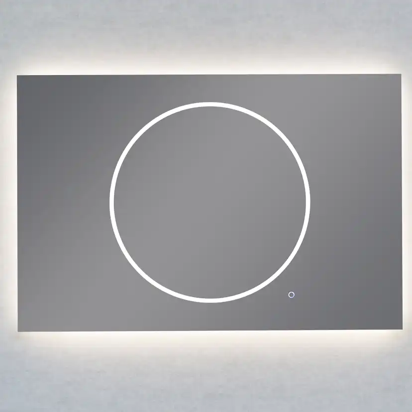 Spegel Vidi Mundo med LED-belysning