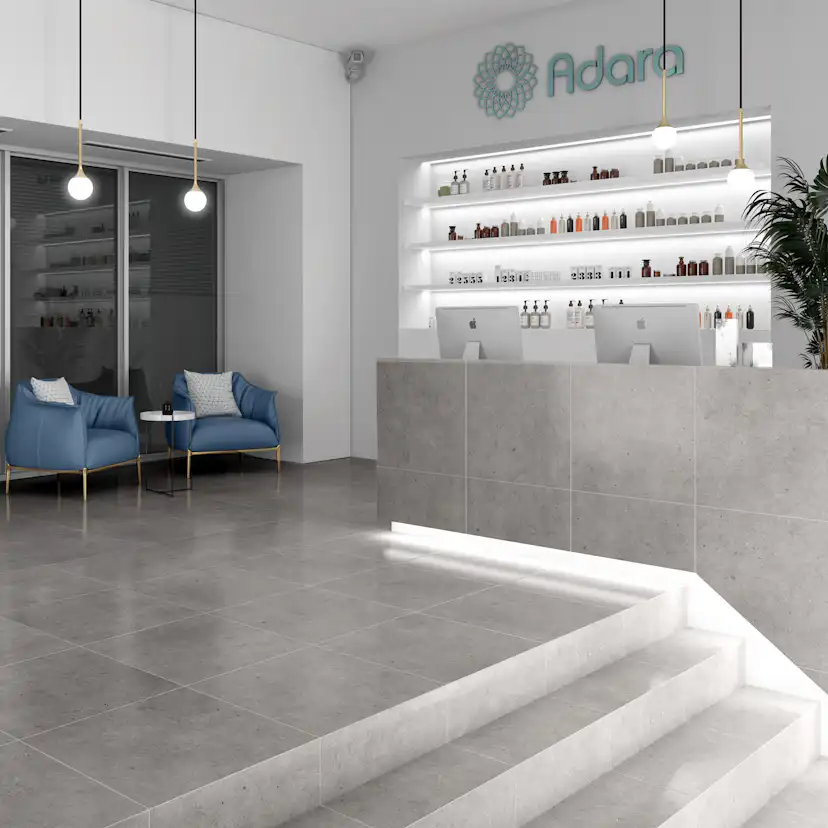 Klinker Tenfors Atrio SM Grey Matt 60x60 cm