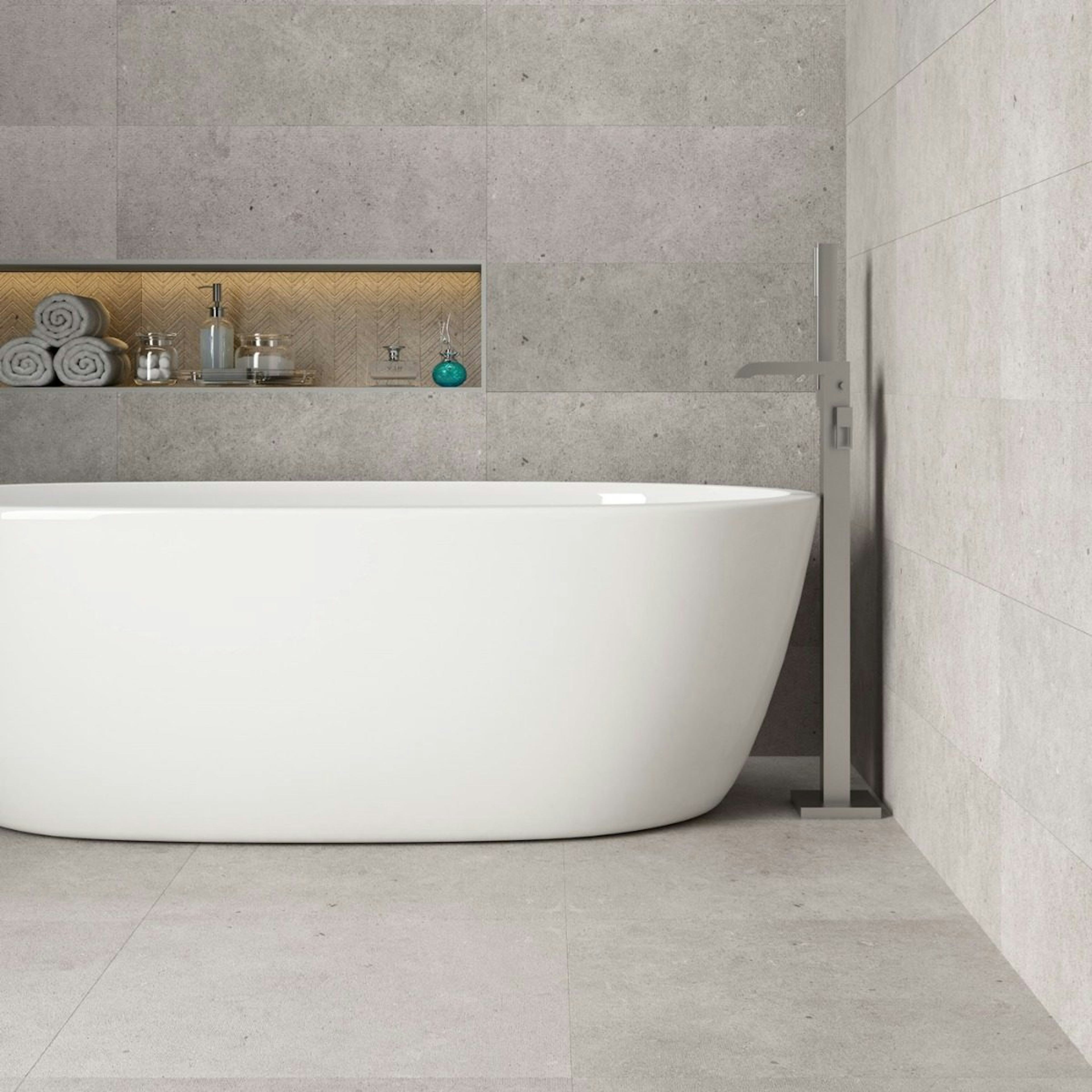 Klinker Atrio SM Grey Matt 120x120 cm