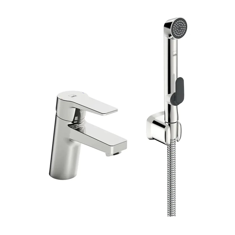 Tvättställsblandare Oras Twista 3812F med Bidetta Handdusch