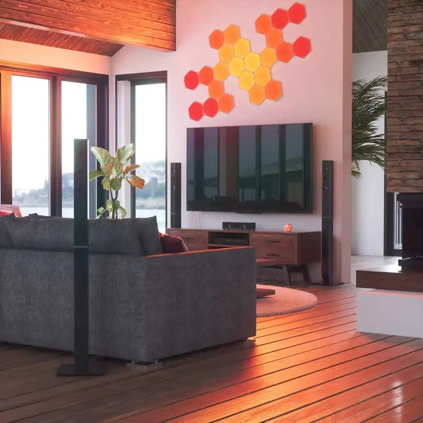 Belysningssystem Nanoleaf Shapes Hexagons Startkit 15-pack