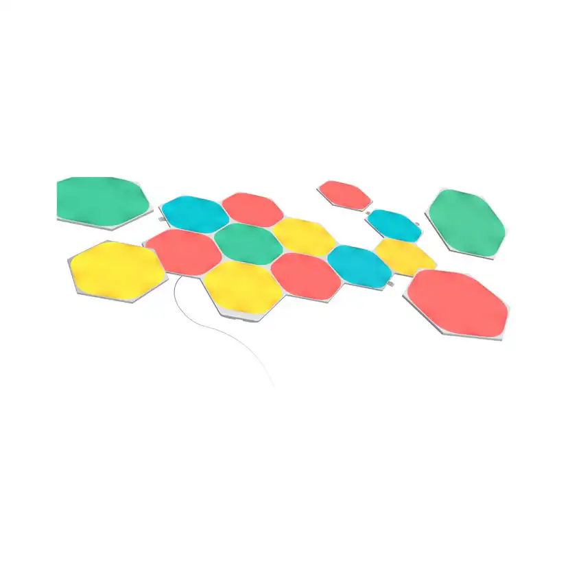 Belysningssystem Nanoleaf Shapes Hexagons Startkit 15-pack