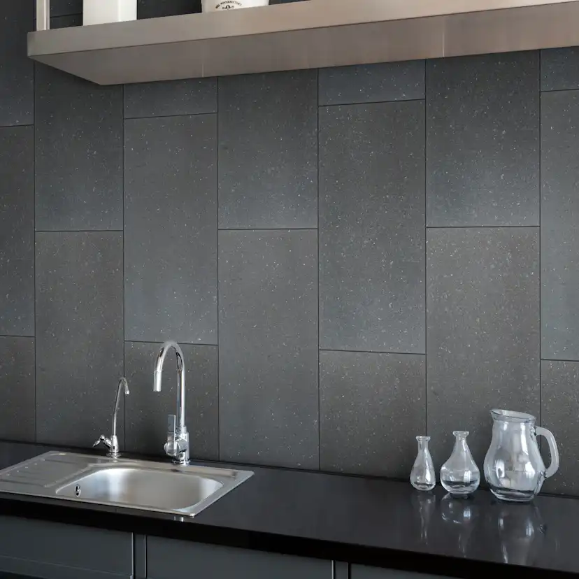 Granit Arredo Ibrastone Svart Mattpolerad 31x61 cm