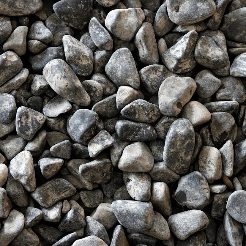 Dekorsten Magrab Krossprodukter Svart Pebbles 15-25 mm, 1000 kg Säck