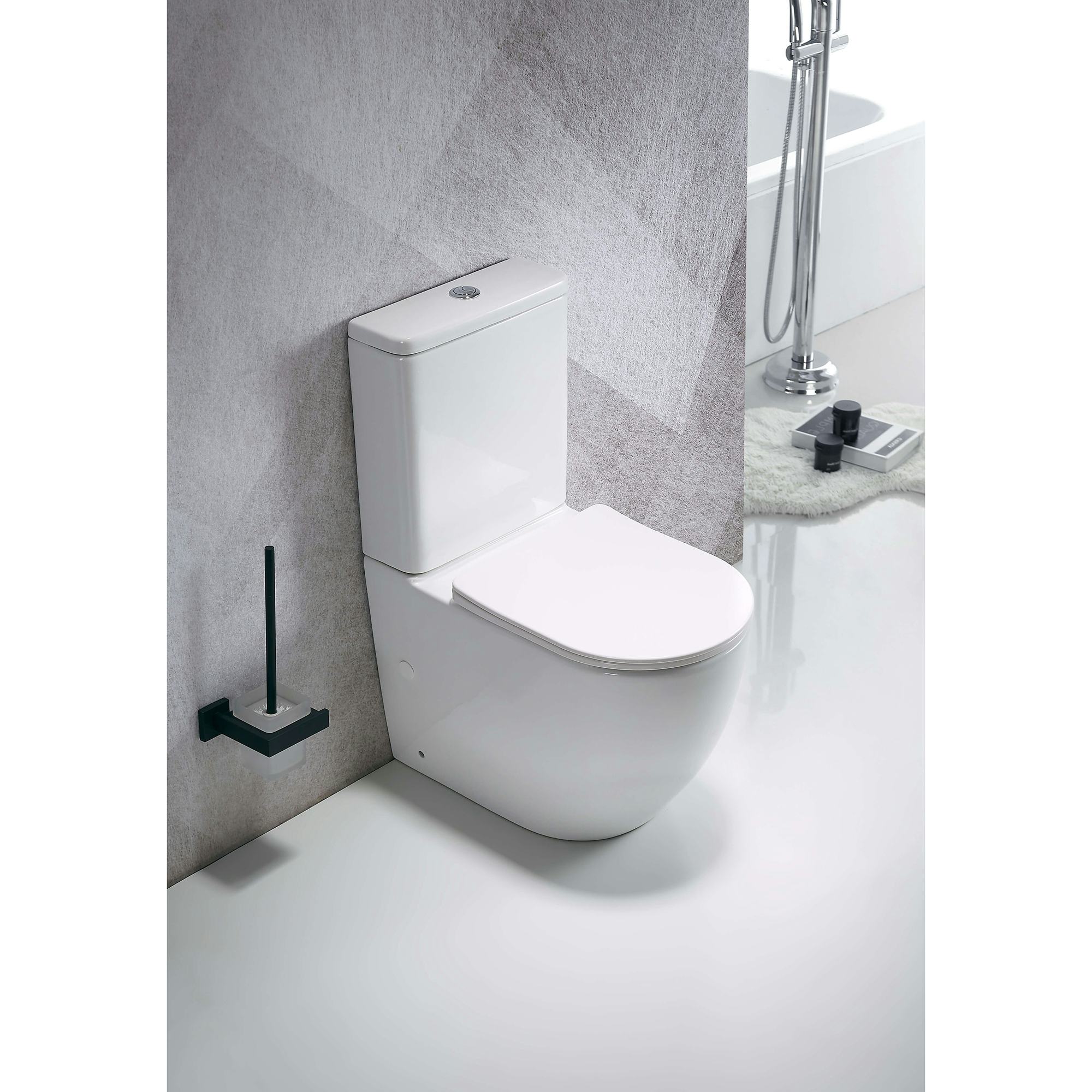 Toalettstol NOURK Oceana Golvstående Rimfree