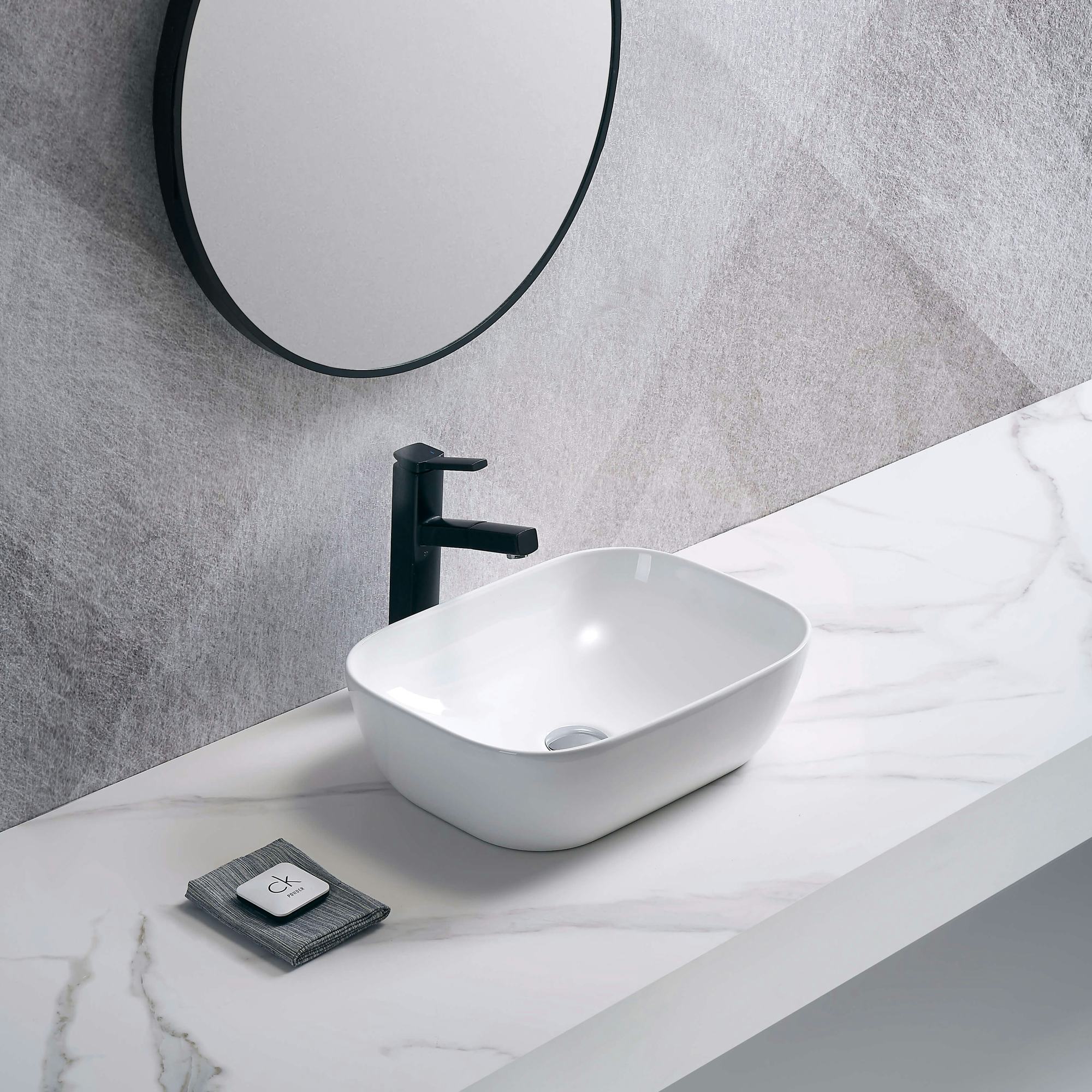 Tvättställ NOURK Rektangulärt Ovanpåliggande