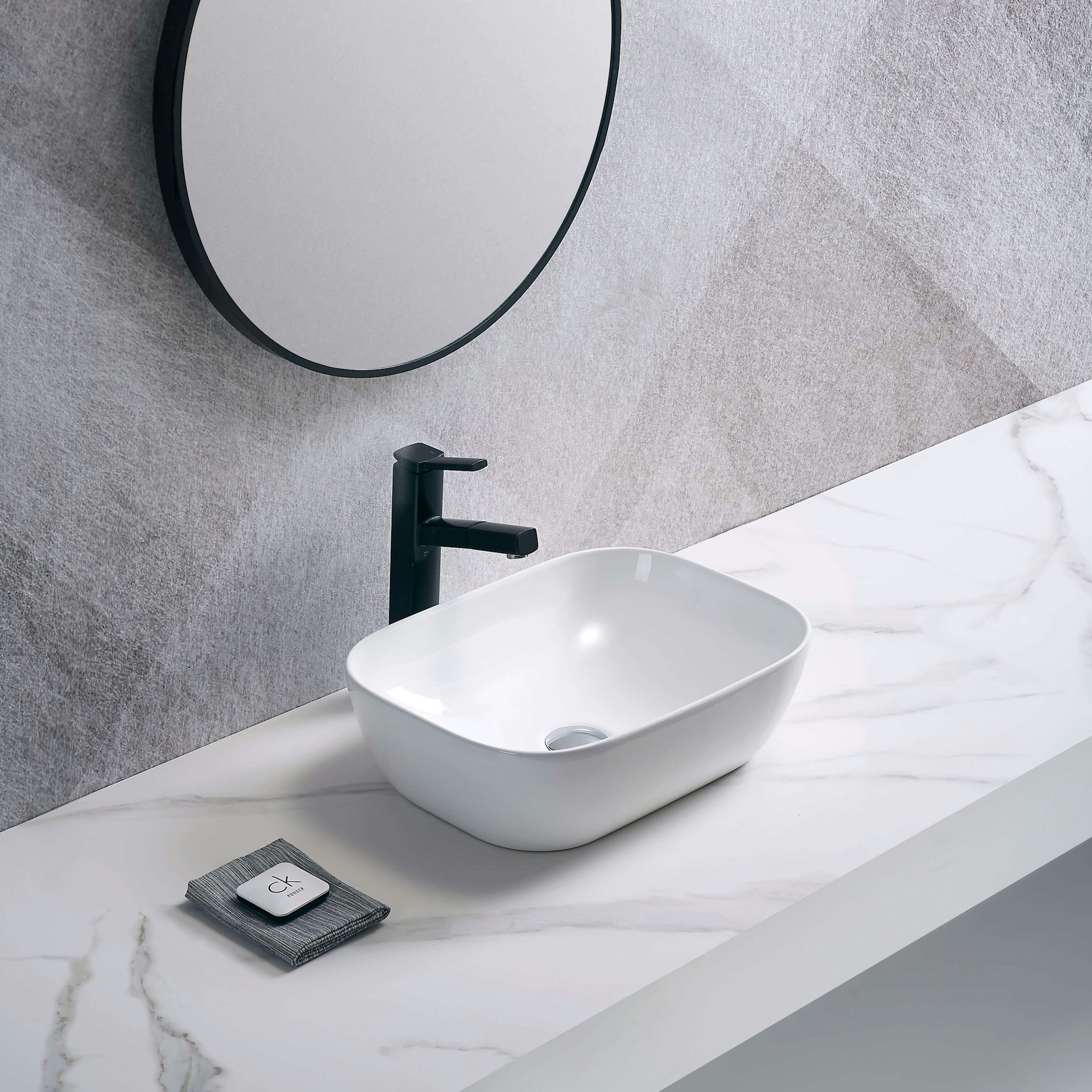 Tvättställ NOURK Rektangulärt Ovanpåliggande