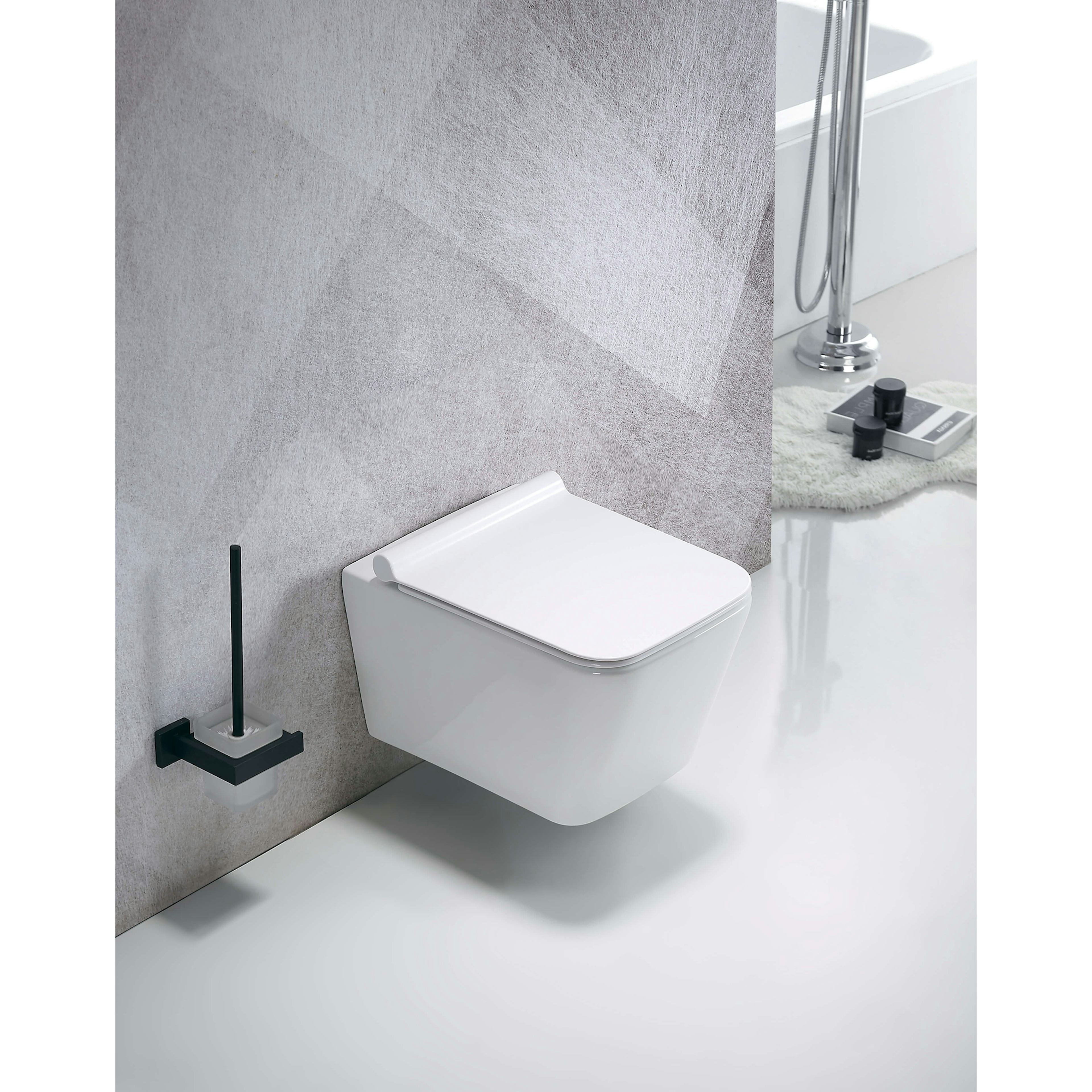 Vägghängd Toalettstol NOURK Moon Rimfree