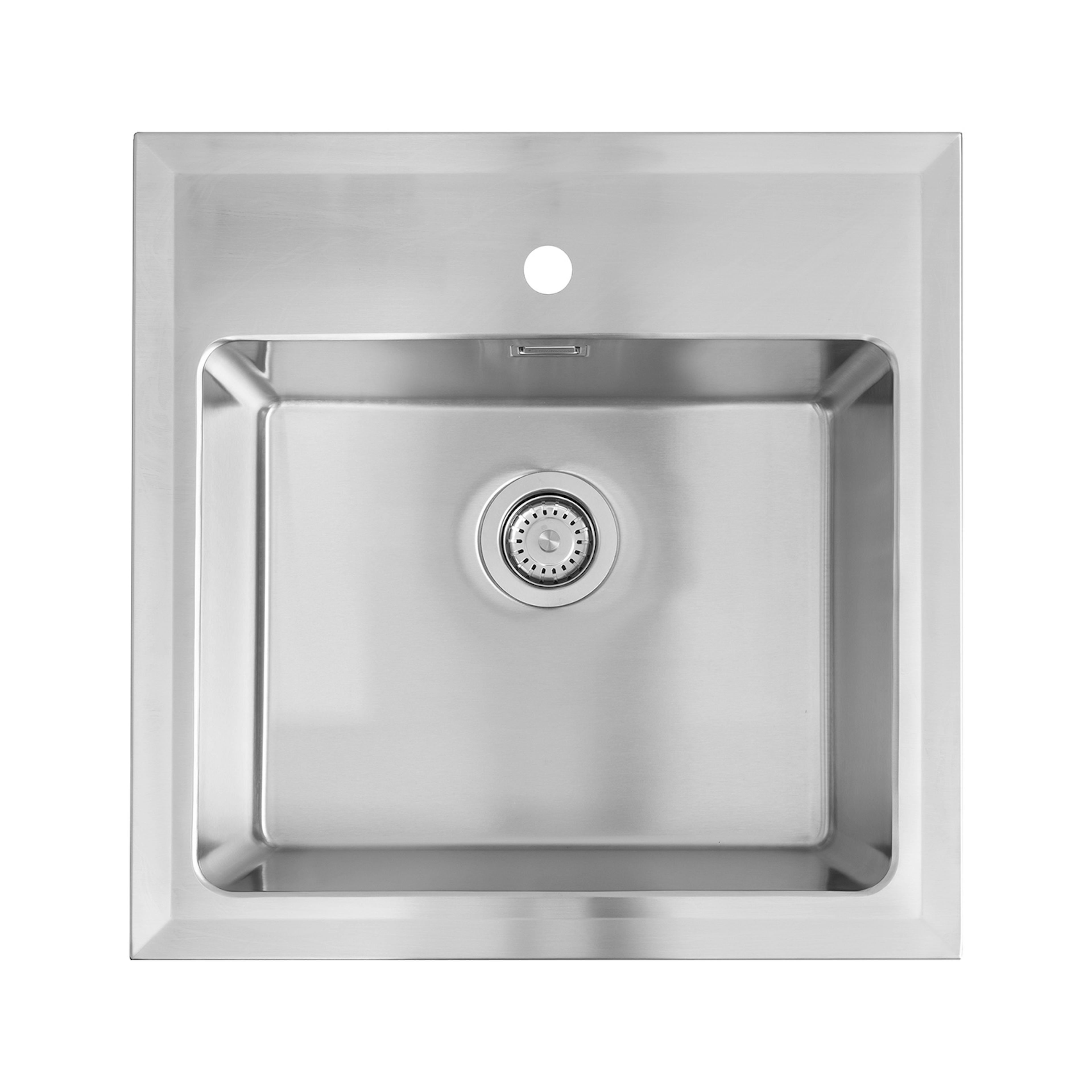 Diskbänk Nordic Tech Nordic Opal 6-610 Rostfri Heltäckande Diskho med Blandarhål